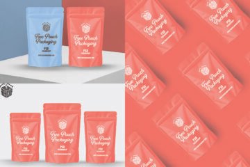 Pouch Packaging Mockup