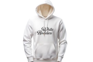 White Hoodie Mockup