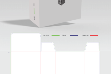 Box Mockup with Dieline