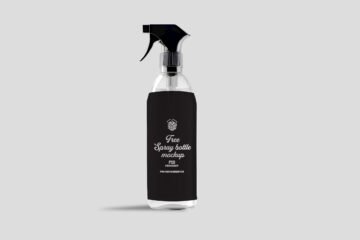 Spray Bottle Mockup