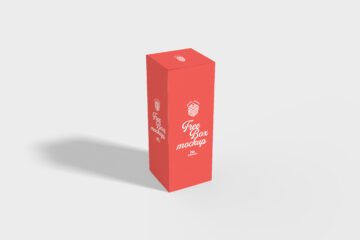 Thin Box Mockup Psd