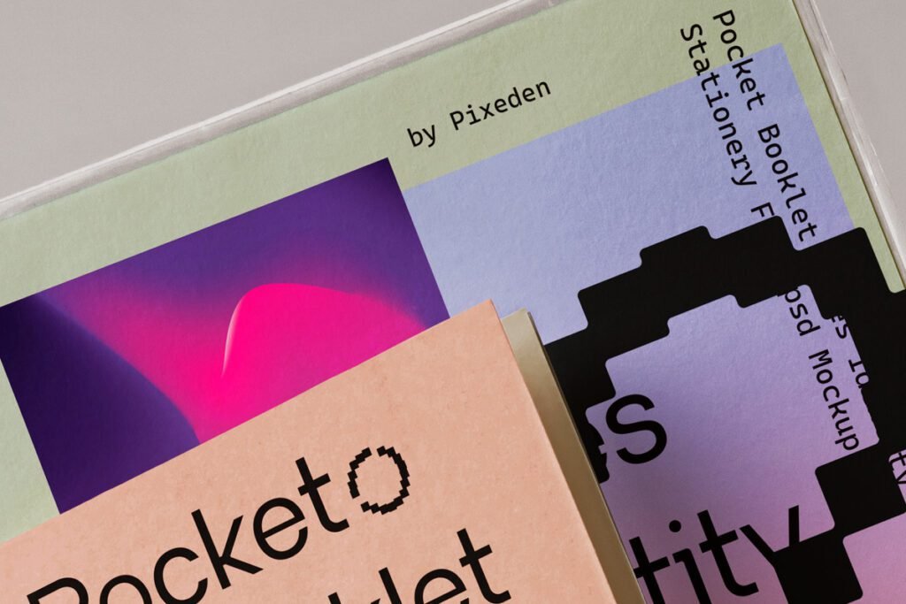 Notebook Booklet PSD Mockup