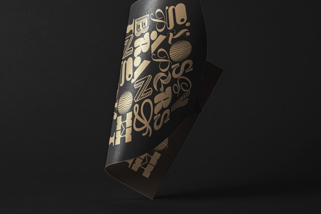 Folded Paper Mockup