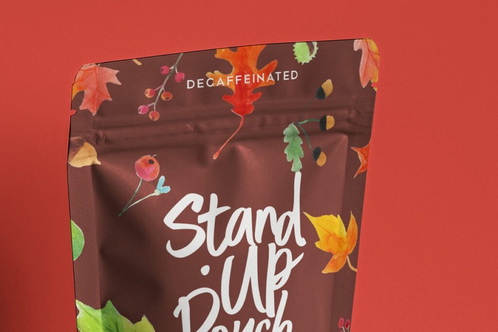 Pouch Packaging Mockup PSD