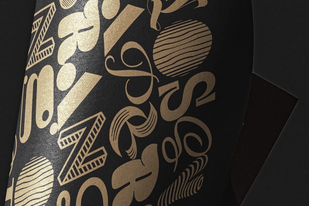 black paper mockup