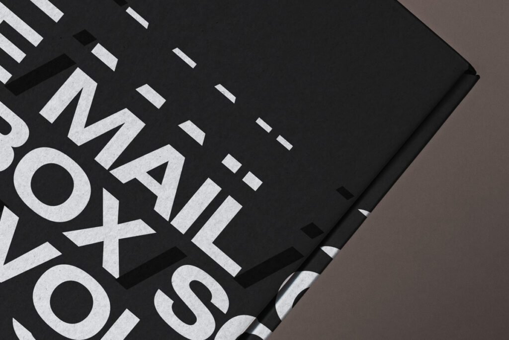 cardboard box mockup PSD