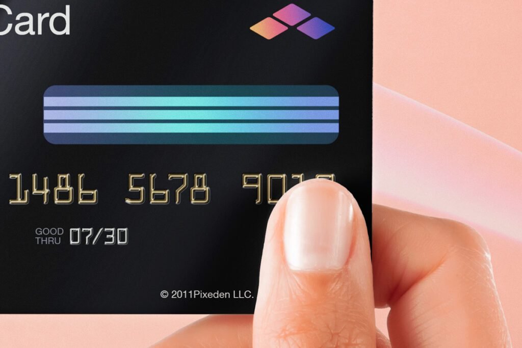 credit card mockup psd