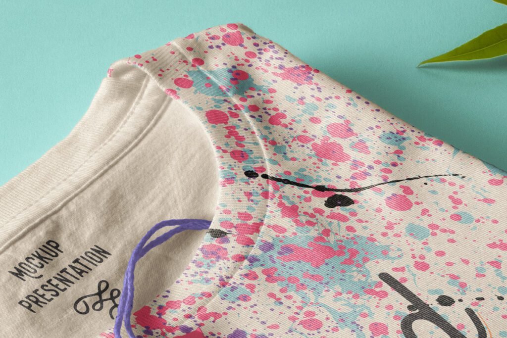 folded t-shirt mockup; t-shirt mockup psd