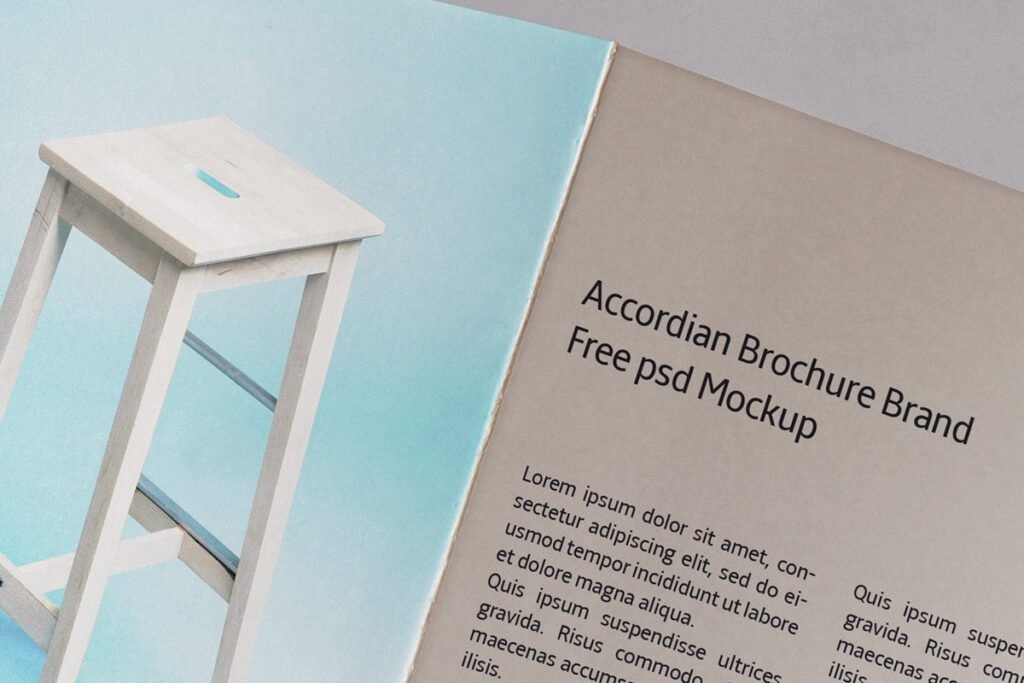 free brochure mockup