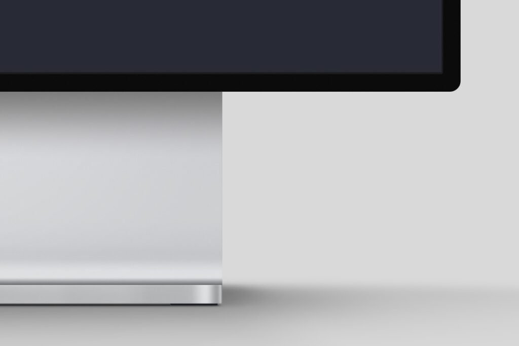 computer monitor mockup