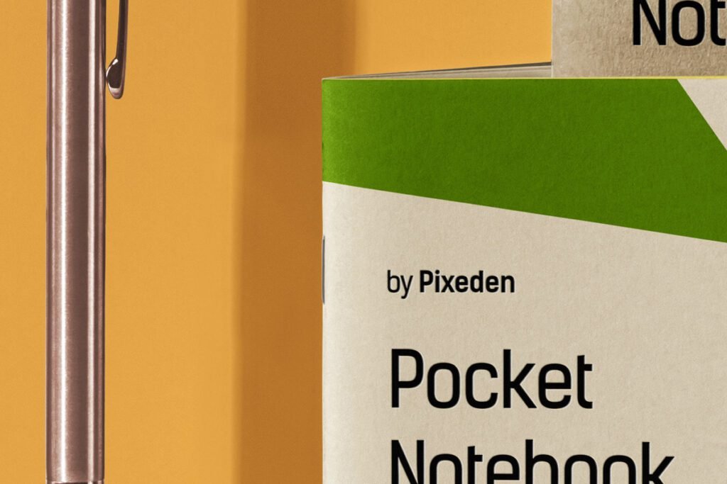 notebook branding mockup