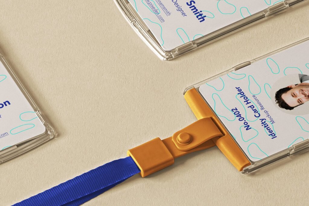 office id card mockup