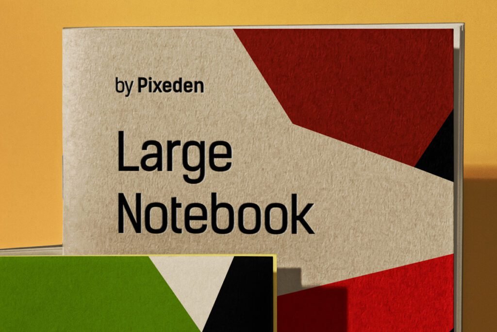 psd notebook mockup