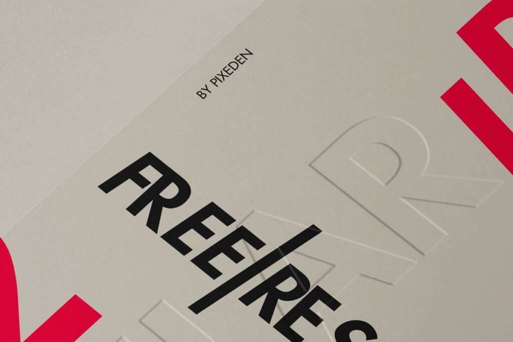 Long Box Packaging Mockup