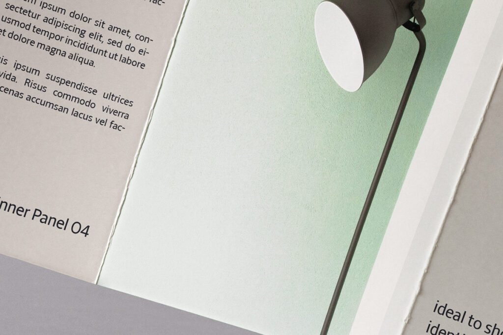 tri-fold brochure mockup