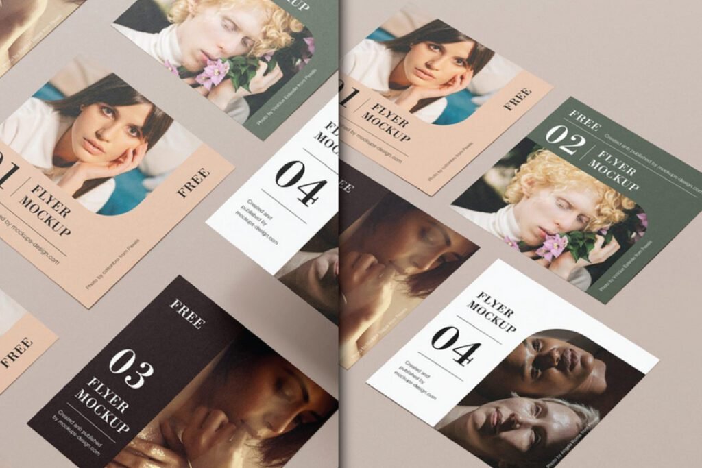 Square Social Media Post Grid Mockup